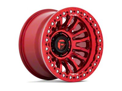 Fuel Wheels Rincon Beadlock Candy Red 8-Lug Wheel; 20x10; -48mm Offset (01-06 Sierra 3500 HD SRW)