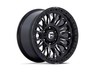 Fuel Wheels Rincon Gloss Black Milled 8-Lug Wheel; 17x9; 20mm Offset (01-06 Sierra 3500 HD SRW)