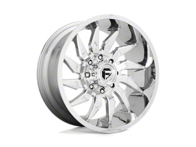 Fuel Wheels Saber Chrome 8-Lug Wheel; 20x9; 20mm Offset (01-06 Sierra 3500 HD SRW)