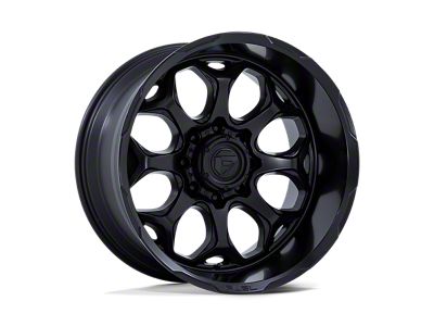 Fuel Wheels Scepter Blackout 8-Lug Wheel; 20x10; -18mm Offset (01-06 Sierra 3500 HD SRW)