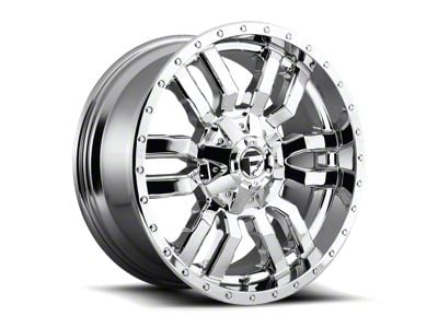 Fuel Wheels Sledge Chrome 8-Lug Wheel; 20x10; -18mm Offset (01-06 Sierra 3500 HD SRW)