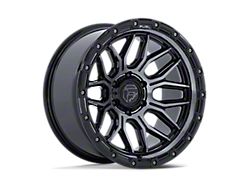 Fuel Wheels Surge Gloss Black Machined with Gray Tint 8-Lug Wheel; 20x9; 1mm Offset (01-06 Sierra 3500 HD SRW)