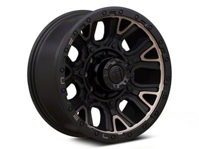 Fuel Wheels Traction Matte Black with Double Dark Tint 8-Lug Wheel; 20x10; -18mm Offset (01-06 Sierra 3500 HD SRW)