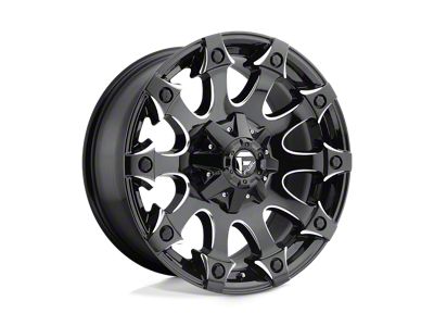 Fuel Wheels Typhoon Gloss Black 8-Lug Wheel; 22x10; -18mm Offset (01-06 Sierra 3500 HD SRW)