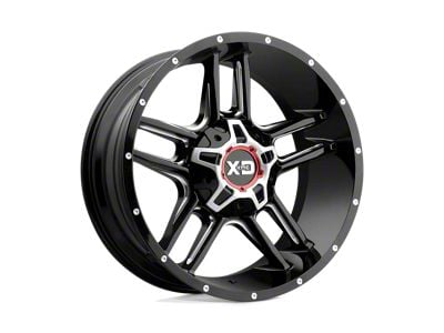 Fuel Wheels Typhoon Matte Black 8-Lug Wheel; 22x12; -44mm Offset (01-06 Sierra 3500 HD SRW)