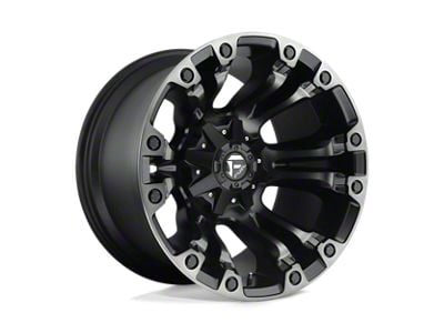 Fuel Wheels Vapor Matte Black Gray Tint 8-Lug Wheel; 18x9; 20mm Offset (01-06 Sierra 3500 HD SRW)