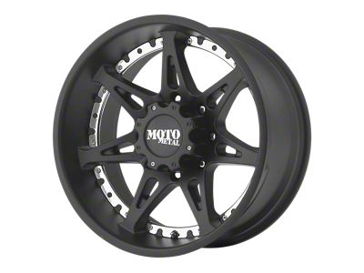 Fuel Wheels Rampage Matte Gunmetal with Black Lip 8-Lug Wheel; 22x12; -44mm Offset (01-06 Silverado 2500 HD)