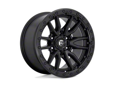 Fuel Wheels Rebel Matte Black 8-Lug Wheel; 20x9; 1mm Offset (01-06 Silverado 2500 HD)