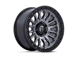 Fuel Wheels Rincon Matte Gunmetal with Black Lip 8-Lug Wheel; 20x9; 20mm Offset (01-06 Silverado 2500 HD)