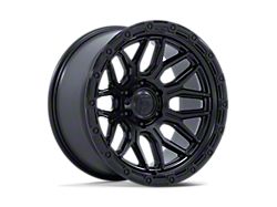 Fuel Wheels Surge Matte Black with Gloss Black Lip 8-Lug Wheel; 20x10; -18mm Offset (01-06 Silverado 2500 HD)