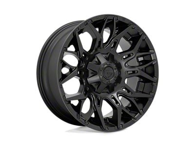 Fuel Wheels Twitch Blackout 8-Lug Wheel; 20x10; -18mm Offset (01-06 Silverado 2500 HD)