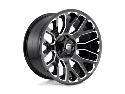 Fuel Wheels Warrior Gloss Black Milled 8-Lug Wheel; 20x10; -18mm Offset (01-06 Silverado 2500 HD)