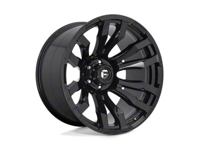 Fuel Wheels Blitz Gloss Black 8-Lug Wheel; 17x9; -12mm Offset (01-06 Silverado 3500 HD SRW)