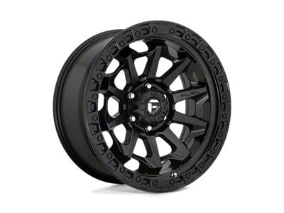 Fuel Wheels Covert Matte Black 8-Lug Wheel; 17x9; 1mm Offset (01-06 Silverado 3500 HD SRW)