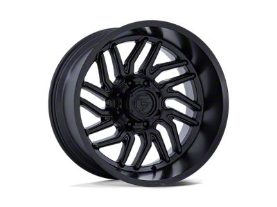 Fuel Wheels Hurricane Blackout 8-Lug Wheel; 24x12; -44mm Offset (01-06 Silverado 3500 HD SRW)