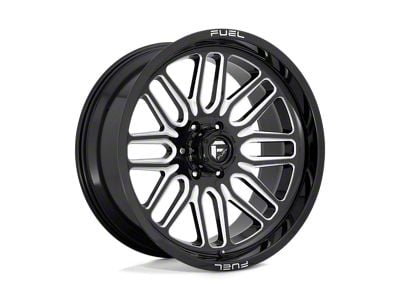 Fuel Wheels Ignite Gloss Black Milled 8-Lug Wheel; 20x10; -18mm Offset (01-06 Silverado 3500 HD SRW)