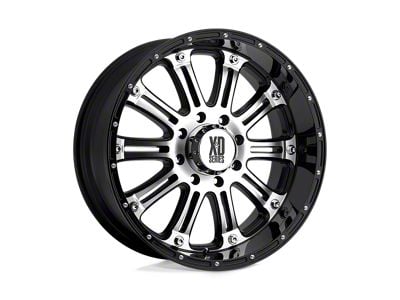 Fuel Wheels Maverick Gloss Black Milled 8-Lug Wheel; 22x12; -44mm Offset (01-06 Silverado 3500 HD SRW)