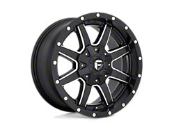 Fuel Wheels Maverick Matte Black Milled 8-Lug Wheel; 18x9; 1mm Offset (01-06 Silverado 3500 HD SRW)