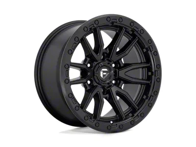 Fuel Wheels Rebel Matte Black 8-Lug Wheel; 20x9; 1mm Offset (01-06 Silverado 3500 HD SRW)