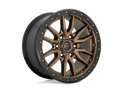 Fuel Wheels Rebel Matte Bronze 8-Lug Wheel; 20x9; 1mm Offset (01-06 Silverado 3500 HD SRW)