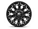 Fuel Wheels Battle Axe Gloss Black Milled 5-Lug Wheel; 17x9; 1mm Offset (02-08 RAM 1500, Excluding Mega Cab)