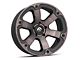 Fuel Wheels Beast Black Machined with Dark Tint 5-Lug Wheel; 20x10; -18mm Offset (02-08 RAM 1500, Excluding Mega Cab)