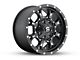 Fuel Wheels Krank Black Milled 5-Lug Wheel; 17x9; 20mm Offset (02-08 RAM 1500, Excluding Mega Cab)