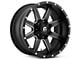 Fuel Wheels Maverick Black Milled 5-Lug Wheel; 18x9; 1mm Offset (02-08 RAM 1500, Excluding Mega Cab)