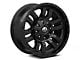 Fuel Wheels Sledge Gloss and Matte Black 5-Lug Wheel; 18x9; 1mm Offset (02-08 RAM 1500, Excluding Mega Cab)