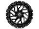Fuel Wheels Triton Gloss Black Milled 5-Lug Wheel; 20x9; 1mm Offset (02-08 RAM 1500, Excluding Mega Cab)