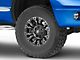 Fuel Wheels Vapor Matte Black Machined 5-Lug Wheel; 17x9; 1mm Offset (02-08 RAM 1500, Excluding Mega Cab)