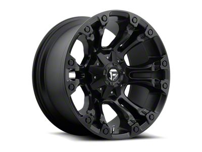 Fuel Wheels Vapor Matte Black 5-Lug Wheel; 20x9; 1mm Offset (02-08 RAM 1500, Excluding Mega Cab)