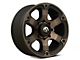 Fuel Wheels Beast Matte Black Double Dark Tint 8-Lug Wheel; 17x9; 1mm Offset (03-09 RAM 2500)