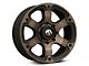 Fuel Wheels Beast Matte Black Double Dark Tint 8-Lug Wheel; 17x9; 1mm Offset (03-09 RAM 2500)