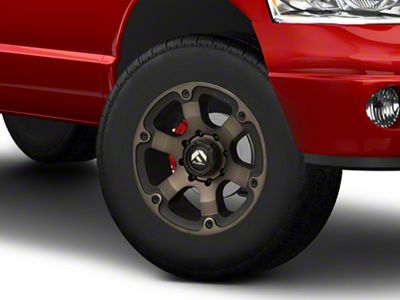 Fuel Wheels Beast Matte Black Double Dark Tint 8-Lug Wheel; 18x9; 1mm Offset (03-09 RAM 2500)