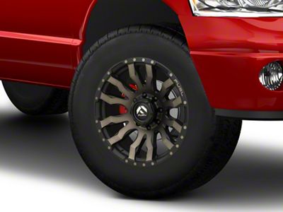 Fuel Wheels Blitz Matte Black Double Dark Tint 8-Lug Wheel; 18x9; 1mm Offset (03-09 RAM 2500)