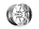 Fuel Wheels Clash Gloss Black Milled 8-Lug Wheel; 22x12; -44mm Offset (03-09 RAM 2500)