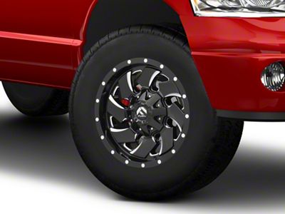 Fuel Wheels Cleaver Gloss Black Milled 8-Lug Wheel; 18x9; -12mm Offset (03-09 RAM 2500)