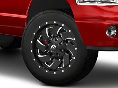 Fuel Wheels Cleaver Gloss Black Milled 8-Lug Wheel; 20x12; -44mm Offset (03-09 RAM 2500)