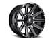 Fuel Wheels Contra Gloss Black Milled 8-Lug Wheel; 20x9; 20mm Offset (03-09 RAM 2500)