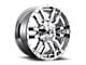 Fuel Wheels Contra Platinum Brushed Gunmetal with Tinted Clear 8-Lug Wheel; 20x10; -18mm Offset (03-09 RAM 2500)