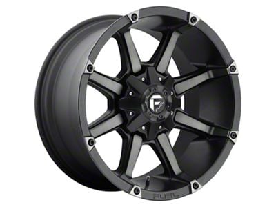 Fuel Wheels Coupler Matte Black Double Dark Tint 8-Lug Wheel; 20x10; -12mm Offset (03-09 RAM 2500)