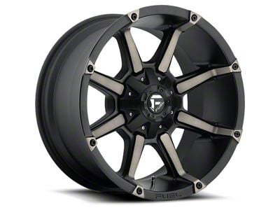 Fuel Wheels Coupler Matte Black Double Dark Tint 8-Lug Wheel; 20x9; 1mm Offset (03-09 RAM 2500)