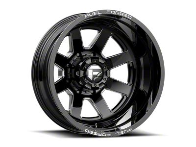 Fuel Wheels Covert Candy Red with Black Bead Ring 8-Lug Wheel; 20x9; 1mm Offset (03-09 RAM 2500)