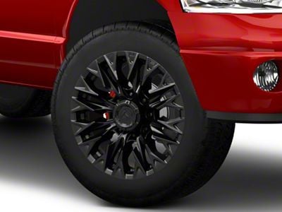 Fuel Wheels Flame Blackout 8-Lug Wheel; 20x10; -18mm Offset (03-09 RAM 2500)