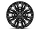 Fuel Wheels Flame Gloss Black Milled 8-Lug Wheel; 20x10; -18mm Offset (03-09 RAM 2500)