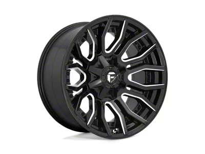 Fuel Wheels Flow Gloss Black Milled 8-Lug Wheel; 18x9; -12mm Offset (03-09 RAM 2500)