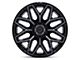 Fuel Wheels Flux Gloss Black Brushed Face with Gray Tint 8-Lug Wheel; 20x9; 1mm Offset (03-09 RAM 2500)