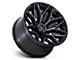 Fuel Wheels Flux Gloss Black Brushed Face with Gray Tint 8-Lug Wheel; 22x10; -18mm Offset (03-09 RAM 2500)