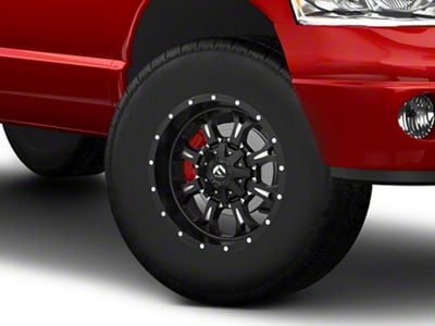 Fuel Wheels Krank Matte Black Milled 8-Lug Wheel; 17x9; -12mm Offset (03-09 RAM 2500)